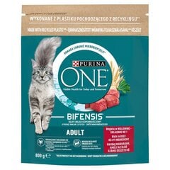 Kuivtoit kassidele Purina One Bifensis veiselihaga, 800 g hind ja info | Kuivtoit kassidele | kaup24.ee