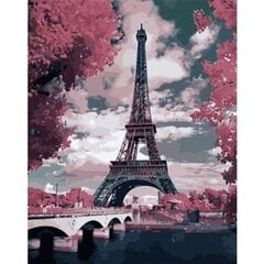 Maalimine numbrite järgi 40 x 50, Maaleo, Eiffeli torn hind ja info | Maalid numbri järgi | kaup24.ee