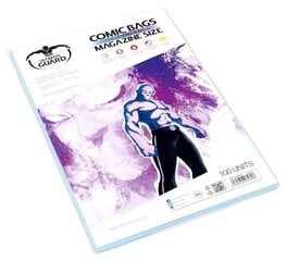 Сумки для комиксов Ultimate Guard, закрывающийся размер журнала (100) цена и информация | Канцелярские товары | kaup24.ee