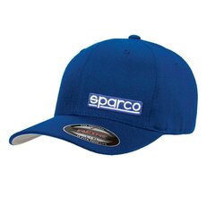Müts meestele Sparco Flexfit, sinine цена и информация | Мужские шарфы, шапки, перчатки | kaup24.ee