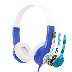 BuddyPhones kids headphones wired Discover (Blue) цена и информация | Наушники | kaup24.ee
