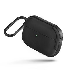 UNIQ etui Valencia AirPods Pro czarny|midnight black Antimicrobial цена и информация | Аксессуары для наушников | kaup24.ee