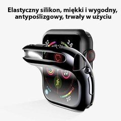 USAMS Etui ochronne Apple Watch 4|5|6|SE 44mm. czarny|black IW486BH01 (US-BH486) цена и информация | Аксессуары для смарт-часов и браслетов | kaup24.ee