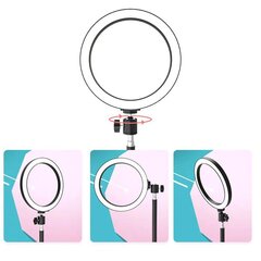 Ring lamp 26cm diameter + tripod 1,6m цена и информация | Осветительное оборудование для фотосъемок | kaup24.ee