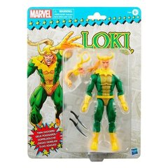 Tegevuskuju Marvel Legends Retro Collection 2022 Loki, 15 cm hind ja info | Poiste mänguasjad | kaup24.ee