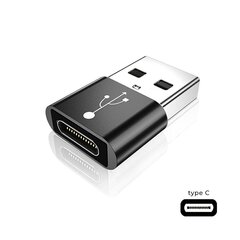 Fusion ADP Универсальный OTG Адаптер USB 3.0 на USB-C 3.1 Черный цена и информация | Адаптеры и USB-hub | kaup24.ee