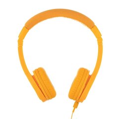 BuddyPhones kids headphones wired Explore Plus (Yellow) цена и информация | Наушники | kaup24.ee