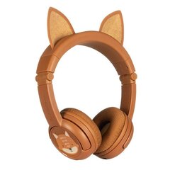 BuddyPhones kids headphones wireless Play Ears Plus fox (Brown) цена и информация | Наушники | kaup24.ee