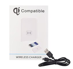 Wireless Induction Charger QI Universal - SLIM Type 02 BLACK (min. 2A) цена и информация | Зарядные устройства для телефонов | kaup24.ee