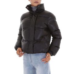 Naiste tepitud kunstnahast jakk White Icy, must hind ja info | Naiste joped ja parkad | kaup24.ee
