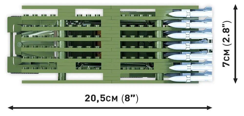 Konstruktor Cobi Klocki BM-13 Katyusha, 440 tk. цена и информация | Klotsid ja konstruktorid | kaup24.ee