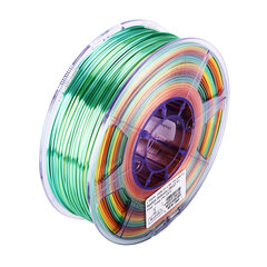 eSUN 3D filament eSilk PLA 1kg rainbow цена и информация | Смарттехника и аксессуары | kaup24.ee