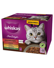 Whiskas с курицей, птицей, индейкой и уткой, 24х85 г цена и информация | Кошачьи консервы | kaup24.ee