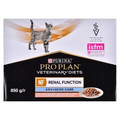 Konserv kassidele Purina Feline Veterinary Diets NF Renal Function lõhega, 10x85g hind ja info | Konservid kassidele | kaup24.ee
