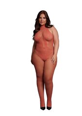 Эротический костюм Le Desir Fishnet and Lace Bodystocking Queen Size, оранжевый цвет цена и информация | Сексуальное женское белье | kaup24.ee