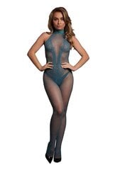 Эротический костюм Le Desir Fishnet and Lace Bodystocking, синий цвет цена и информация | Сексуальное женское белье | kaup24.ee