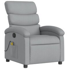 Откидывающееся массажное кресло, серое цена и информация | Кресла | kaup24.ee