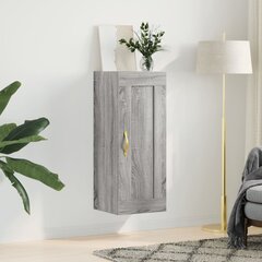 vidaXL seinakapp, hall Sonoma tamm, 34,5 x 34 x 90 cm, tehispuit цена и информация | Шкафчики в гостиную | kaup24.ee