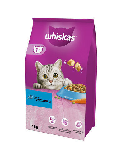 Whiskas tuunikalaga, 7 kg hind ja info | Kuivtoit kassidele | kaup24.ee