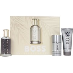 Kosmeetikakomplekt Hugo Boss meestele: parfüümvesi EDP, 100 ml + deodorant, 75 ml + dušigeel, 100 ml hind ja info | Dušigeelid, õlid | kaup24.ee