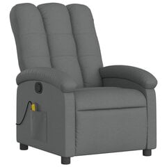 Откидывающееся массажное кресло, светло-серое цена и информация | Кресла | kaup24.ee