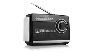 REAL-EL X-510, радио, FM/AM/SW, USB, SD-карта, фонарик, питание от аккумулятора цена и информация | Радиоприёмники | kaup24.ee