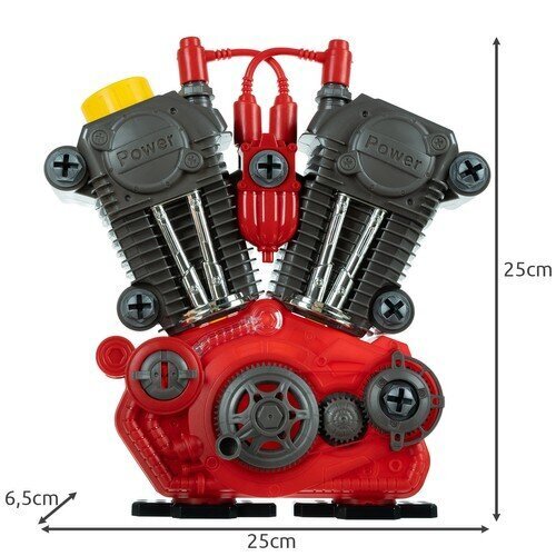 Loov mehaaniline mootorikomplekt lastele Kruzzel цена и информация | Arendavad mänguasjad | kaup24.ee