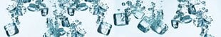 Isekleepuvad fototapeedid lamineerimisega - Jääkuubikud, 350x60 cm hind ja info | Fototapeedid | kaup24.ee