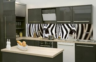 Isekleepuvad fototapeedid lamineerimisega - Zebra, 260x60 cm цена и информация | Фотообои | kaup24.ee