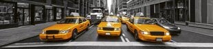 Самоклеящиеся фотообои (с ламинацией) - Желтое такси, 260х60 см цена и информация | Фотообои | kaup24.ee