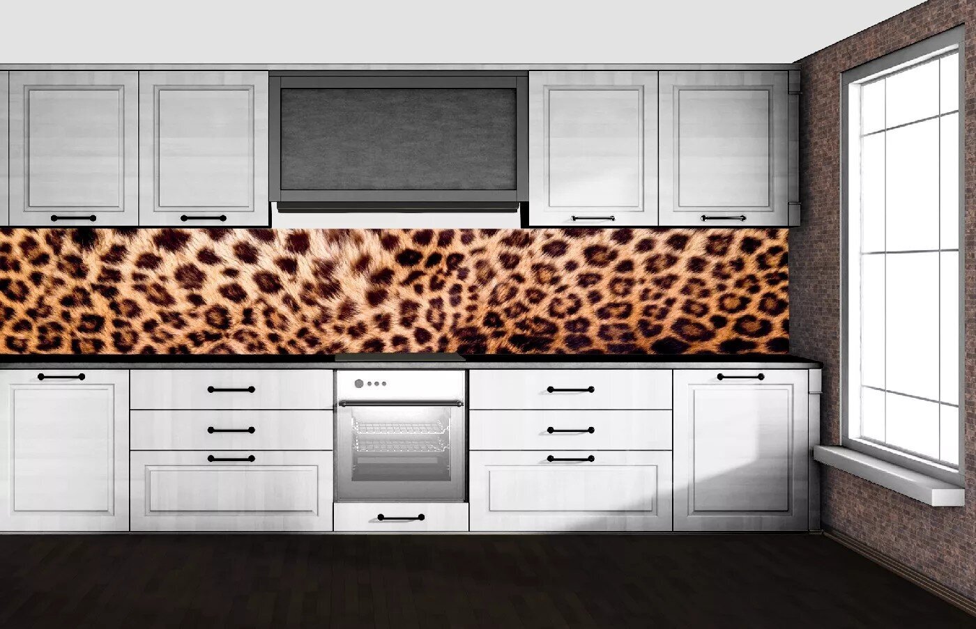 Isekleepuvad fototapeedid lamineerimisega - Leopardi nahk, 350x60 cm hind ja info | Fototapeedid | kaup24.ee