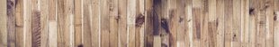 Самоклеящиеся фотообои (с ламинацией) - Деревянная стена V2, 350x60 см цена и информация | Фотообои | kaup24.ee