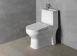 Kompaktne WC pott valamuga 36,5x78x72cm + soft-close kaas + kraan, universaalne äravool: vertikaalne või horisontaalne Hygie hind ja info | WС-potid | kaup24.ee
