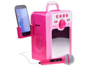 Mikrofoniga kõlar, roosa цена и информация | Развивающие игрушки | kaup24.ee