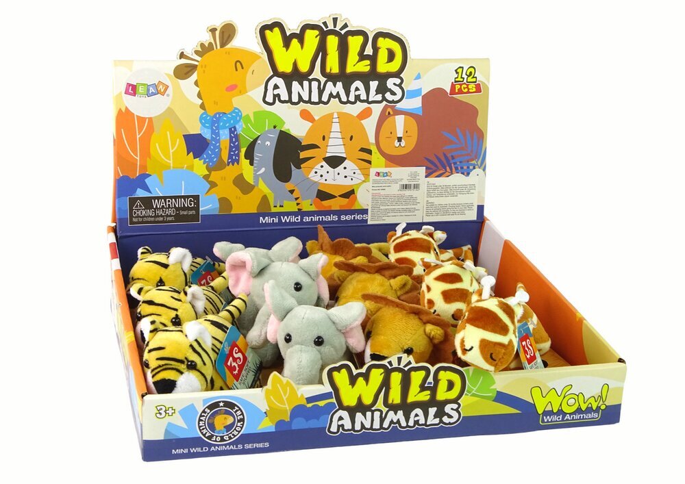 Mini pehme loom Safari, 1tk hind ja info | Pehmed mänguasjad | kaup24.ee