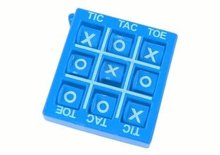 Tic-tac-toe mäng 4,5 cm, sinine hind ja info | Lauamängud ja mõistatused | kaup24.ee