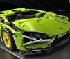 Konstruktor SIAN FK 937 Lamborghini Huracan, 1290 osaline цена и информация | Klotsid ja konstruktorid | kaup24.ee