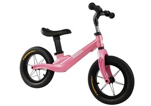 Беговел "Rocco", розовый цена и информация | Детский трехколесный велосипед - коляска с удобной ручкой управления для родителей Riff F95941 2в1, фиолетовый | kaup24.ee