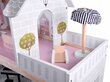 Boho LED puidust nukumaja koos mööbliga, 78 cm hind ja info | Tüdrukute mänguasjad | kaup24.ee