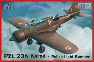 Склеиваемый самолет Ibg PZL.23A Karas польский самолет-бомбардировщик цена и информация | Конструкторы и кубики | kaup24.ee