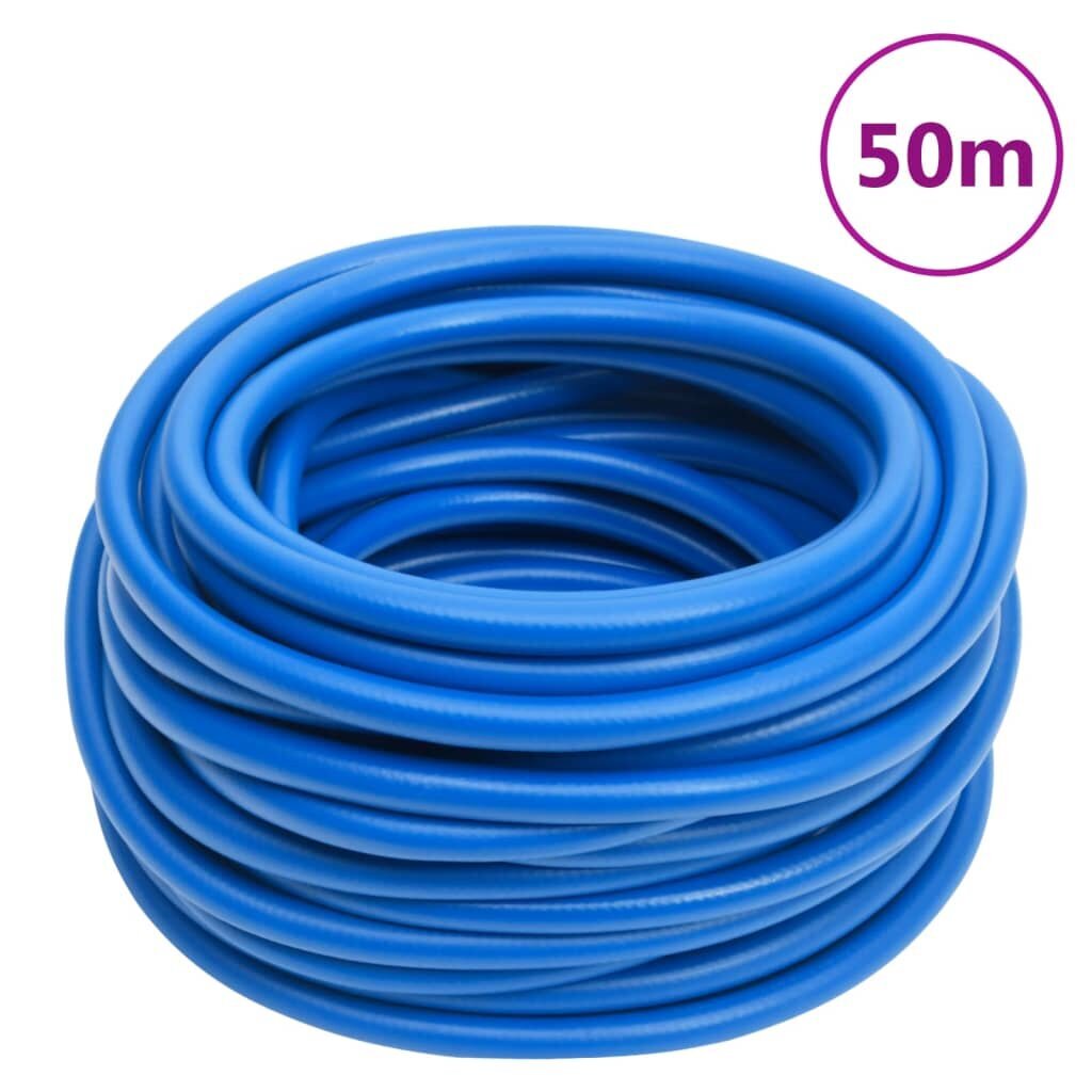 vidaXL õhuvoolik, sinine, 0,6" 50 m PVC цена и информация | Käsitööriistad | kaup24.ee
