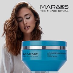 MARAES COLOR питательная и сохраняющая цвет маска для волос с маслом Маной де Таити и кератином, без парабенов, 200 мл цена и информация | Средства для укрепления волос | kaup24.ee