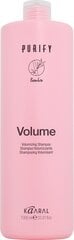 Šampoon õhukestele juustele Purify Volume, 1000 ml hind ja info | Šampoonid | kaup24.ee