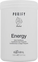 PURIFY ENERGY ❖ Тонизирующий кондиционер с ментолом, 1000 мл цена и информация | Бальзамы, кондиционеры | kaup24.ee