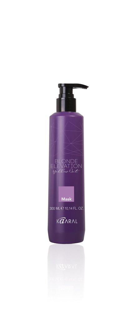 Juuksemask, mis neutraliseerib kollase tooni Kaaral Blonde Elevation Yellow Out, 300 ml hind ja info | Maskid, õlid, seerumid | kaup24.ee