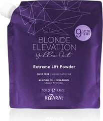 Helendav pulber juustele Kaaral Blonde Elevation Yellow Out Lift Extreme Powder, 500 g цена и информация | Краска для волос | kaup24.ee