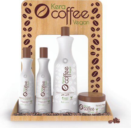 Taastav palsam kohviekstraktiga Keracoffee Vegan, 300 ml цена и информация | Juuksepalsamid | kaup24.ee