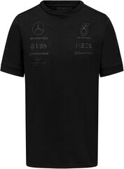 T-särk meestele Mercedes, must hind ja info | Meeste T-särgid | kaup24.ee