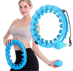 Hula Hoop Slimming Hoop, nutikas, salendav, 24 tabletti, sinine цена и информация | Гимнастические обручи | kaup24.ee