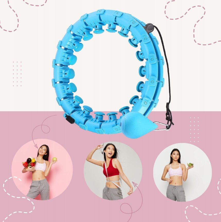 Hula Hoop Slimming Hoop, nutikas, salendav, 24 tabletti, sinine цена и информация | Hularõngad | kaup24.ee